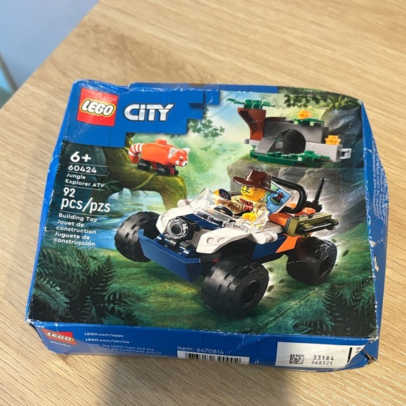 LEGO City Jungle Explorer ATV Set - Blue and Orange - Picture 1 of 3